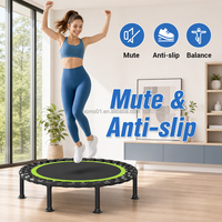 Trampoline pliable mini professionnel Zoshine de haute qualité avec structure élastique stable pour exercices de fitness