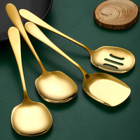 Meilleure vente ensemble de couverts en acier inoxydable pour hôtels restaurants miroir buffet fête pelle cuillère à crème glacée conception étanche