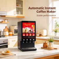 Machine à café instantanée commerciale entièrement automatique, distributeur de boissons, petit appareil à boissons chaudes de bureau pour le bureau et le restaurant