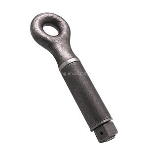 Heavy Duty 2-1/2 ''3'' <span class=keywords><strong>Anneau</strong></span> de barre de remorquage Pièces de remorque de camion <span class=keywords><strong>Attelage</strong></span> de remorquage Type boulonné 30T Pintle Barre de traction réglable Lunette Eye - Product Image 1