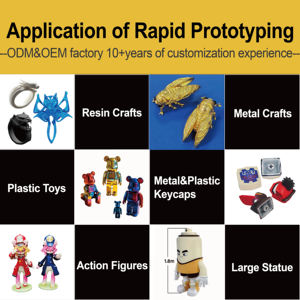 Services de fabrication d'impression en plastique personnalisés grande sculpture figurine d'action peinture et services de galvanoplastie - Product Image 4