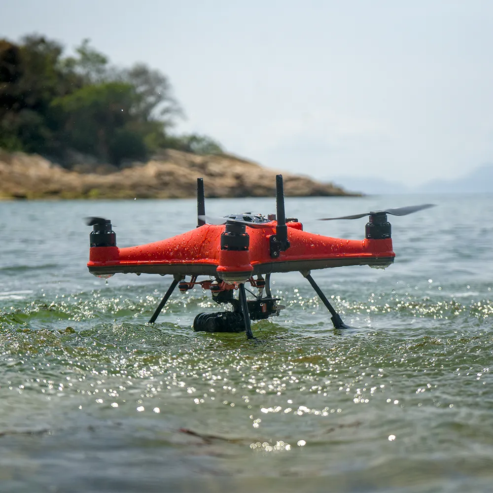 Swellpro Waterproof fishing Rescue drones SplashDrone 4 fishing Night vision drone dron 4k