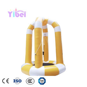 <span class=keywords><strong>Trampoline</strong></span> gonflable YiBei HJ-984 de 3 mètres, dispositif de saut à l'élastique simple, fabriqué au Henan pour une utilisation en intérieur et en extérieur - Product Image 1