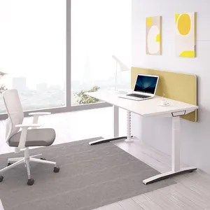 Modern Smart Height Adjustable Sit To Stand Lifting Table 2 3 Stage Standing Desk Frame Electric Dual Motor