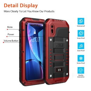 Custodia Protettiva Completa in Metallo, Silicone e PET con Certificazione Impermeabile IP68, Stile Rigido per <span class=keywords><strong>iPhone</strong></span> <span class=keywords><strong>XR</strong></span> - Product Image 2