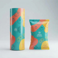 Film en rouleau laminé BOPP CPP imprimé sur mesure, qualité alimentaire, thermoscellable, pour l'emballage de snacks, biscuits, chips et produits de boulangerie