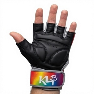 Guantes Deportivos K4 de Medio Dedo, Neopreno, Correa de Muñeca Ajustable, Ligeros, 0.5 kg, para Levantamiento de Pesas, Entrenamiento en Gimnasio, Unisex - Product Image 1