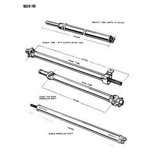 เพลาขับหลัง Dodge รุ่น 04797096 สำหรับ Ramcharger W100 W250 ปี 1988-1993 - Product Image 4