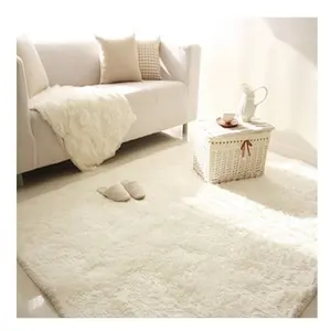 Artificial Plush Luxury Decoration Super Soft Fluffy Washable Carpet Modern Style Rug Villa Carpet Super Soft Rug