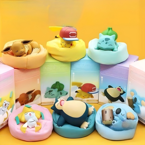 CHXU Super Promotion Figurine de collection en pose de sommeil, Figurine d'anime, Ornements, Figurines d'action en PVC, Jouets, Boîte mystère - Product Image 1