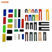 Blocs de nivellement en plastique côtelés Elehk 60x40mm pour cadres de fenêtres, portes et installation intérieure, cales de porte en plastique 60x40mm