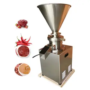 powerful commercial 200kg/hour peanut butter chili sauce grinder HJ-MJC-80