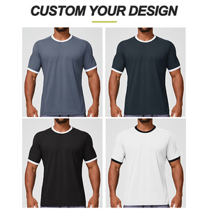 Áo thun nam thể thao nhanh khô, cổ tròn, tay ngắn, màu tùy chọn - Product Image 2