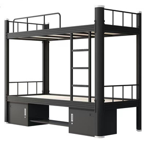 Meubles en acier Cama Casal Literas Hierro <span class=keywords><strong>Lit</strong></span> superposé en acier pour étudiants en dortoir à vendre - Product Image 1