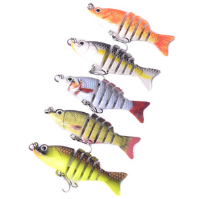 6cm 4.7g Mini Simulé Multi Section Poisson Route Sous-faux Appât Mandarin Poisson Perche Cassé Section Appât Naufrage Appâts De Pêche - Product Image 5