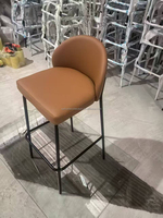Chaise de salle à manger de luxe la plus vendue pour la maison, chaise de bar haute pour le dépanneur, chaise de bar commerciale en gros