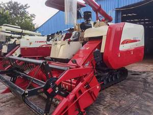 Moissonneuse-batteuse à riz RG108, largeur de travail de 2300 mm, châssis haut, pour les conditions d'agriculture en zones humides - Product Image 4