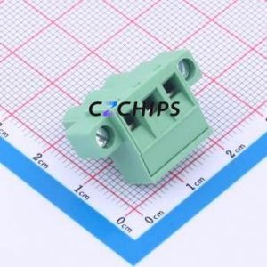2ETYKM-5.0-03P-14-100AH Plug-in Terminal Block P=5mm Connector Plug Screw Fixing 1x3P 5mm - Product Image 2