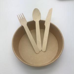 डिस्पोजेबल बर्च लकड़ी शिविर कटलरी सेट-स्पून चाकू कांटे कम्पोस्टेबल और बायोडिग्रेडेबल भोजन सुरक्षित - Product Image 3