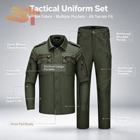 Ensemble de combinaison camouflage à manches longues SIKE F116, authentique, pour homme, printemps/été, veste tactique d'extérieur fine, respirante et résistante à l'usure