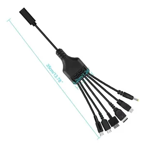 Câble de charge USB-C 6-en-1 pour <span class=keywords><strong>DS</strong></span> <span class=keywords><strong>Lite</strong></span>/3DSLL <span class=keywords><strong>3DS</strong></span> PSV1000 PSP Wii U & Game Boy Advance NDSL, cordon de charge Type C - Product Image 5