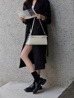 Sac de luxe discret East West en cuir véritable, sac à main sous le bras, pour les trajets quotidiens, sac de soirée pour femme sans marque, marque privée Royaume-Uni France