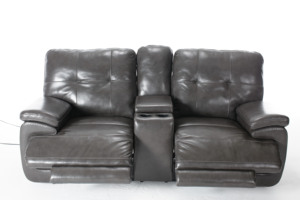 Sillón Reclinable de Oficina Moderno con Marco Estable, Acolchado Confortable, Motor Único, Modo Relajación Ajustable y Portavasos - Product Image 4