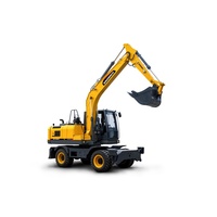 Excavatrice sur roues OEM/ODM Changlin 15 tonnes avec moteur Cummins pour l'installation souterraine de canalisations d'eau, de câbles et de conduites d'égouts en acier