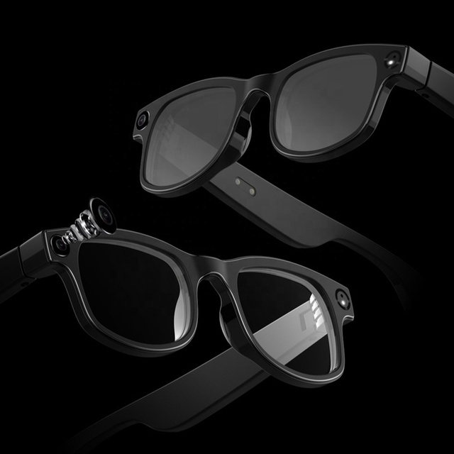 Photochromic Lens AI Eyewear Auto Focus Camera HUD Navigation Display Smart Remote Control Glasses