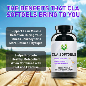 Gélules molles ODM OEM CLA avec huile de graines de carthame pour aider à maintenir une silhouette saine et une masse musculaire, complément alimentaire en gélules molles - Product Image 2