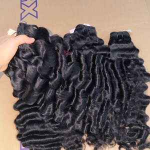 Raw Indian Curly Hair Vendor Unprocessed Raw Vietnamese Hair Bundles Cuticle Aligned Natural Raw Hair Kinky Straight Bundles - Product Image 4