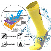 Chaussettes de randonnée antidérapantes pour l'été et l'hiver, chaussettes imperméables mi-mollet pour la randonnée