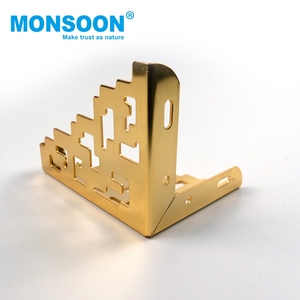 Patas de Sofá Metálicas Doradas de Alta Resistencia, Personalizadas OEM, para Decoración de Hogar y Oficina, Patas Triangulares de Metal para Muebles - Product Image 5