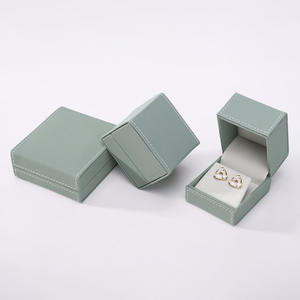 <b>Jewelry</b> Set <b>Box</b> Luxury Custom Hinged <b>Box</b> Flip Top <b>Jewelry</b> Gift <b>Box</b> Suede Insert Debossing Custom Logo Factory Direct Supply - Product Image 3