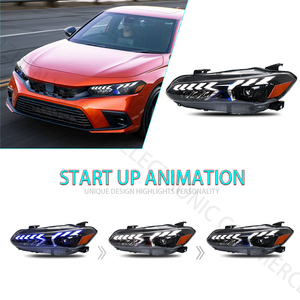 Feux avant LED SINDAR pour <span class=keywords><strong>Honda</strong></span> <span class=keywords><strong>Civic</strong></span> 11ème génération <span class=keywords><strong>Civic</strong></span> 2021-2024, accessoires de phares modifiés - Product Image 4