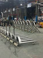 Transpalette à ciseaux hydraulique Pulun BF 304 en acier inoxydable, levage haute performance, 800 mm, 1500 kg, pour usine chimique
