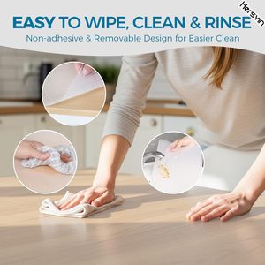 Forros para Estantes, Tapetes para Mesa <span class=keywords><strong>de</strong></span> Cocina, Tapetes para Cajones, Protector <span class=keywords><strong>de</strong></span> Armario <span class=keywords><strong>de</strong></span> EVA No Adhesivo, <span class=keywords><strong>Forro</strong></span> para Gabinetes, <span class=keywords><strong>Forro</strong></span> para Refrigerador (Puntos Transparentes) - Product Image 6
