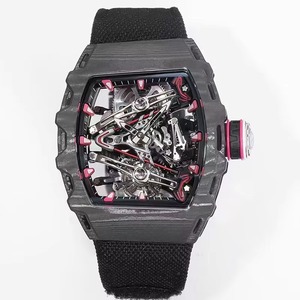 Montre mécanique automatique squelettée de luxe tendance et élégante avec tourbillon 3802, mouvement de haute qualité, aiguilles en céramique 20 mm - Product Image 1