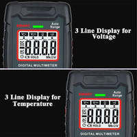 AN109 Digital Smart Multimeter High-precision Anti-burn CE Certified NCV On-off AC/DC Voltage Electrician Repair Instrument