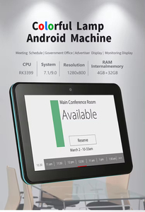 Nueva Pantalla Táctil Inteligente para el Hogar con 10 Puntos de Contacto, Alimentación por PoE, Tablet para Conferencias con Cuatro Luces Laterales, Pantalla para Sala de Reuniones, Android 8.1 - Product Image 2