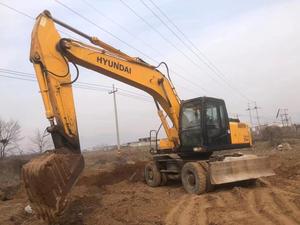 Excavadora Usada en Venta, Excavadora de Ruedas Hyundai 210W-7 de 21 Toneladas, Excavadora de Ruedas 210 220 para Construcción en Venta en Shanghái - Product Image 5