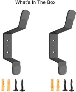 Support mural pour <span class=keywords><strong>Sonos</strong></span> Move (paire) - Support pour haut-parleur intelligent portable en métal pour utilisation intérieure/extérieure - Product Image 2