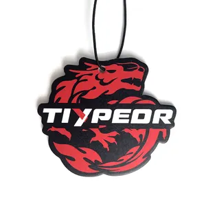 Customized Shaped Paper Car Air Freshener Hanging Dragon Custom High Quality Logo Clean The Smell Car Air Fresheners