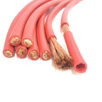 Cable de soldadura estándar IEC de 450/750V, 35 mm2, 70 mm2, 95 mm2, aislamiento de goma de cobre puro Flexible, Cable de núcleo único de soldadura MIG