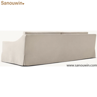 Ensemble de canapés modulaires modernes en tissu avec housse amovible et lavable, canapé sectionnel haute confort pour la maison, le salon, les projets hôteliers