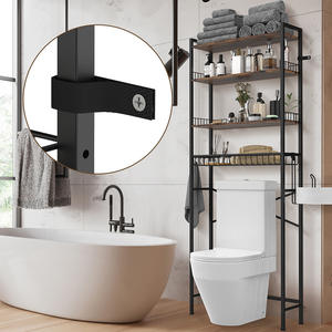 Estante de Almacenamiento para Inodoro de Diseño Moderno y Ecológico, de 4 Niveles Ajustables, Independiente, Organizador de Baño, Ahorro de Espacio - Product Image 3
