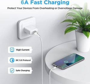 Ce Rohs Cấp Giấy Chứng Nhận 6A Loại C Cáp Sạc Nhanh Nylon Bện USB A Để USB C Cáp 1M 2M 3M Loại A Để C Cáp Đối Với Xiaomi Huawei - Product Image 6