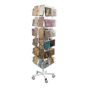 Tùy chỉnh kim loại màu đen 6 lớp <span class=keywords><strong>Spinner</strong></span> Rack hiển thị cho thiệp chúc mừng, phong bì, bưu thiếp hiển thị đứng - Product Image 6