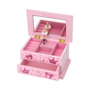 Caja Musical <span class=keywords><strong>de</strong></span> Madera Personalizada con Bailarina para Niñas, Caja Musical <span class=keywords><strong>de</strong></span> <span class=keywords><strong>Ballet</strong></span>, Joyero, Regalo <span class=keywords><strong>de</strong></span> Cumpleaños al por Mayor - Product Image 1