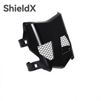Plaque ventilée noire brillante style moto, amélioration de la plaque de moto, compatible avec Surron Light Bee X, pièces pour moto électrique